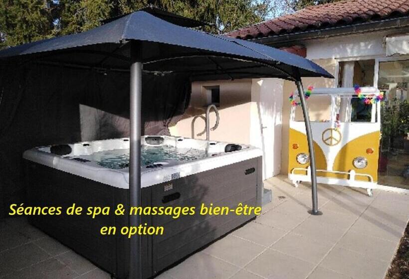 مبيت وإفطار Coeuraccords, Spa & Bien être Au Calme Naturiste Toute L Année