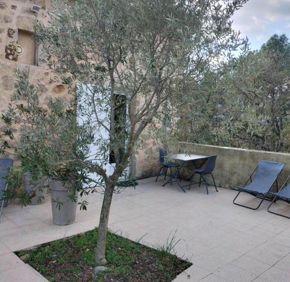 ペンション Ombre Bleue Du Figuier, Ailhon