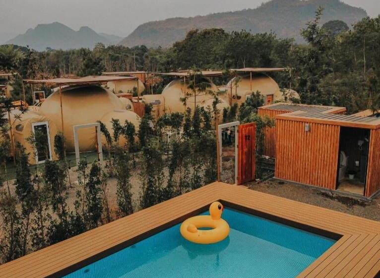 فندق The X10 Nordic Tent And Glamping Pool Villa Khaoyai เขาใหญ่   Sha Certified