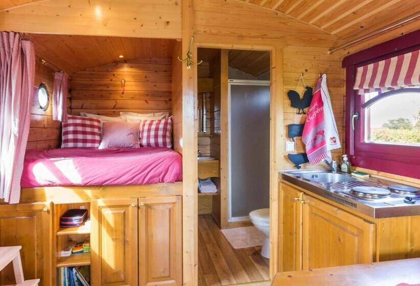 펜션 La Roulotte Des Matis