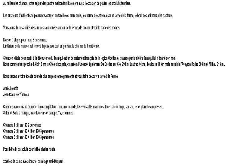 호텔 Charmante Maison à La Ferme