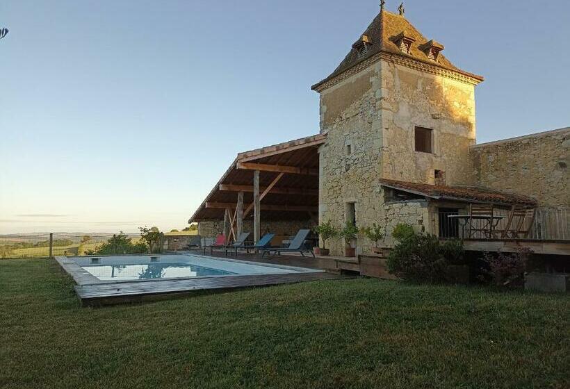 민박 Pigeonnier De Sabaillan