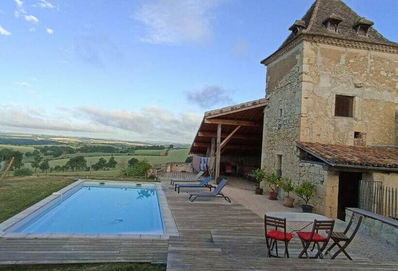 민박 Pigeonnier De Sabaillan