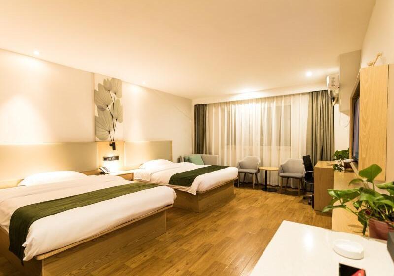 هتل Greentree Inn Express Wuxi Jiangyin Wanda Plaza Tongfu Road