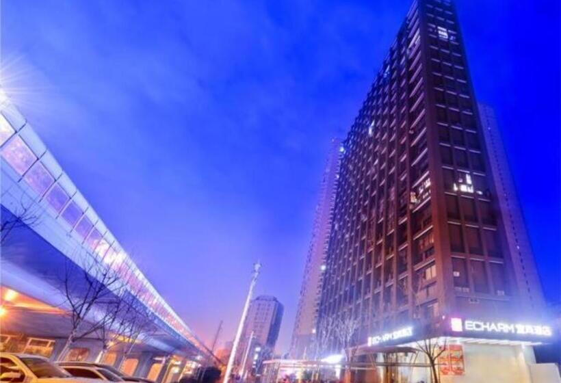 Echarm Hotel Wuhan Huangpu Erqi Xiaolu Metro Station