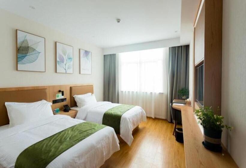 호텔 Greentree Inn Express Henan Xinyang Huaibin County