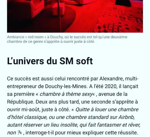 酒店 Redroom Loveroom Chambre Spa Privative Insolite Thème 50 Nuances De Grey