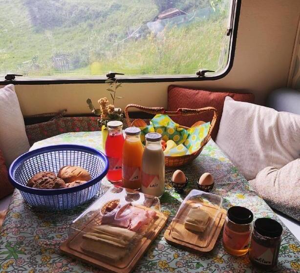 Пансион Gîte Aurinko : Caravane Avec Bain Nordique