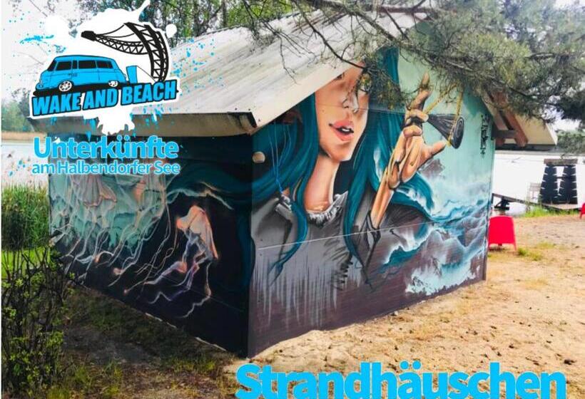 פנסיון Unterkünfte Bei Wake And Beach Am Halbendorfer See