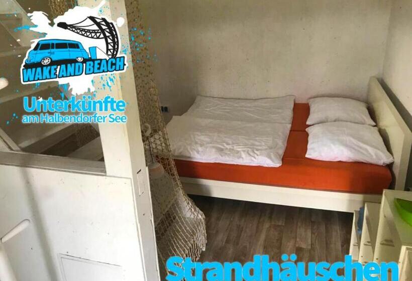 פנסיון Unterkünfte Bei Wake And Beach Am Halbendorfer See