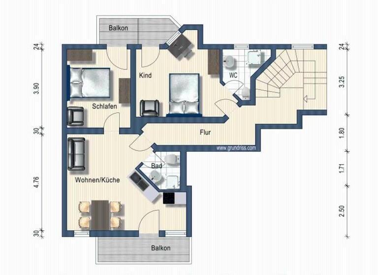 بنسيون Room In Apartment   Ferienhaus Kahr Appartment Rosbrand