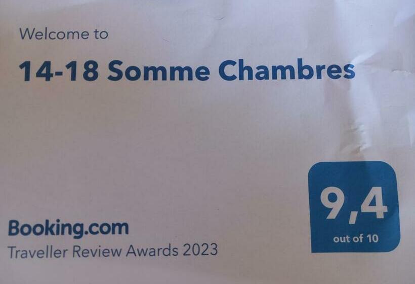 مبيت وإفطار 14 18 Somme Chambres