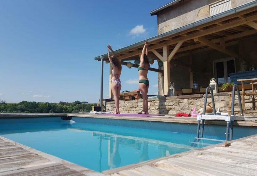 مبيت وإفطار La Maison Du Curé