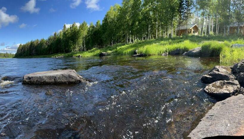 리조트 Lapinkoski Salmon Lodges Simojoki   Simoriver