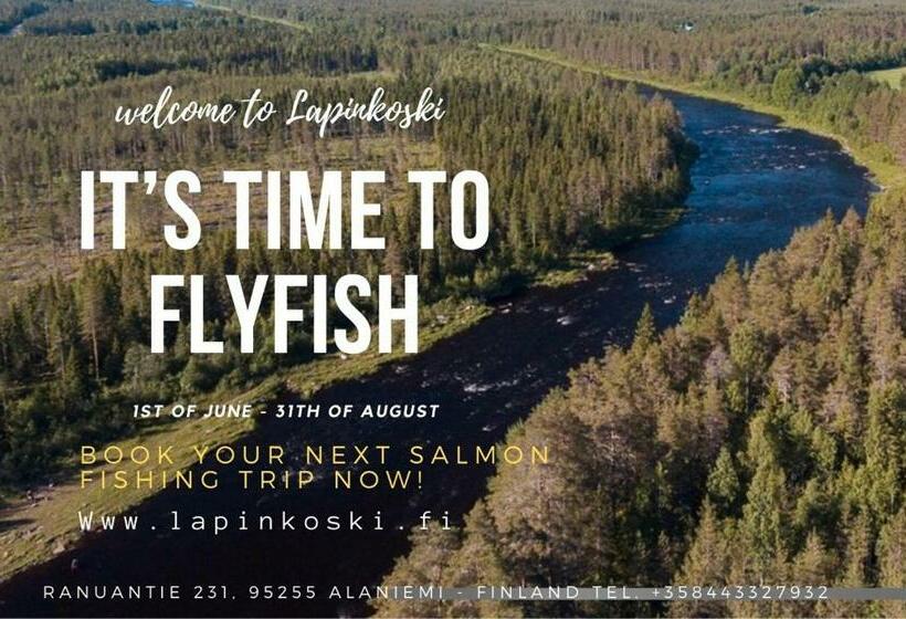 리조트 Lapinkoski Salmon Lodges Simojoki   Simoriver