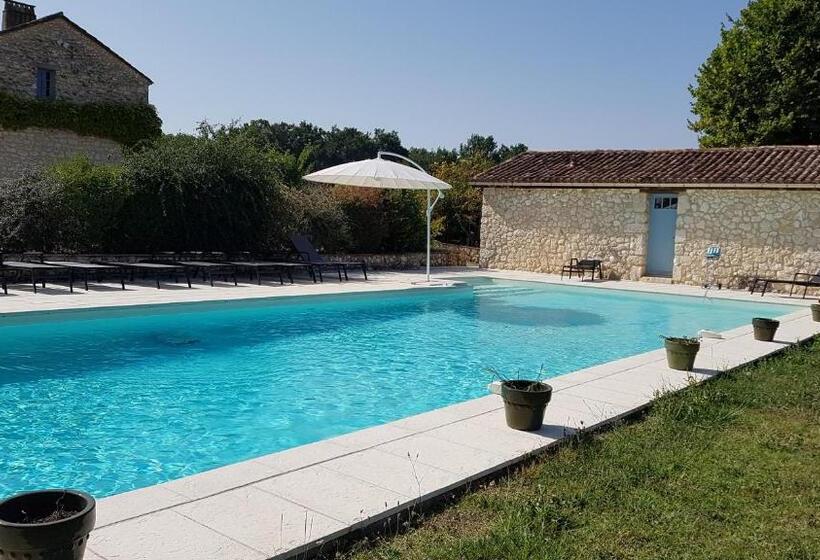 ペンション Chambre D Hôte La Pierre Domaine De Fonpeyroune