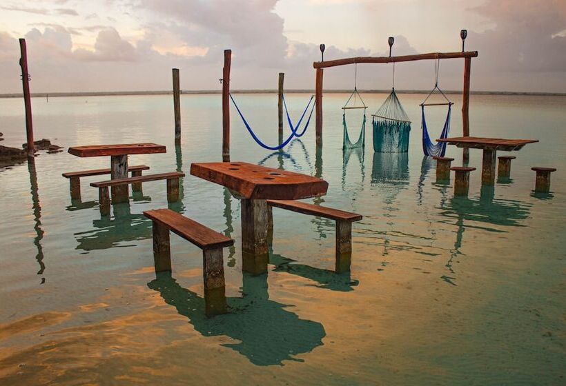 ホテル Casa Caracol Bacalar Lagoon