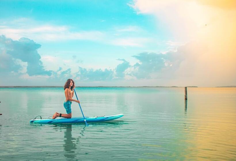 ホテル Casa Caracol Bacalar Lagoon