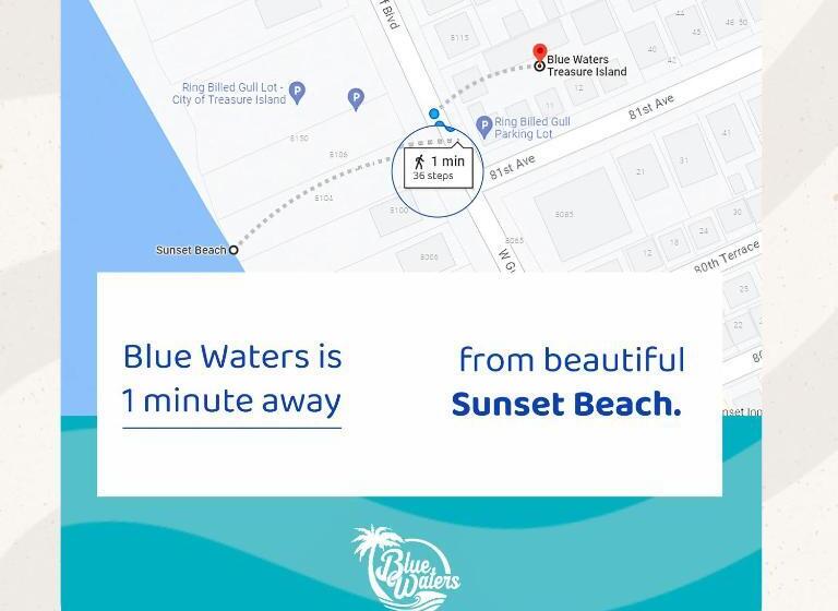 فندق على الطريق Blue Waters Treasure Island