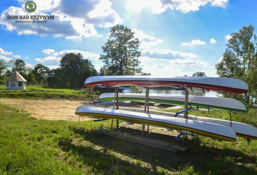 فندق Dom Nad Krzywym Prywatna Plaża, 2 Boiska, Sauna, Plac Zabaw