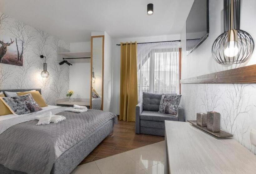 تختخواب و صبحانه Biały Jeleń Z Basenem I Jacuzzi