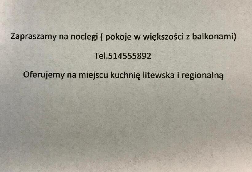 הוסטל Zajazd U Lecha Pokoje Sucha Rzeczka 3b Kuchnia Regionalna I Lytewska