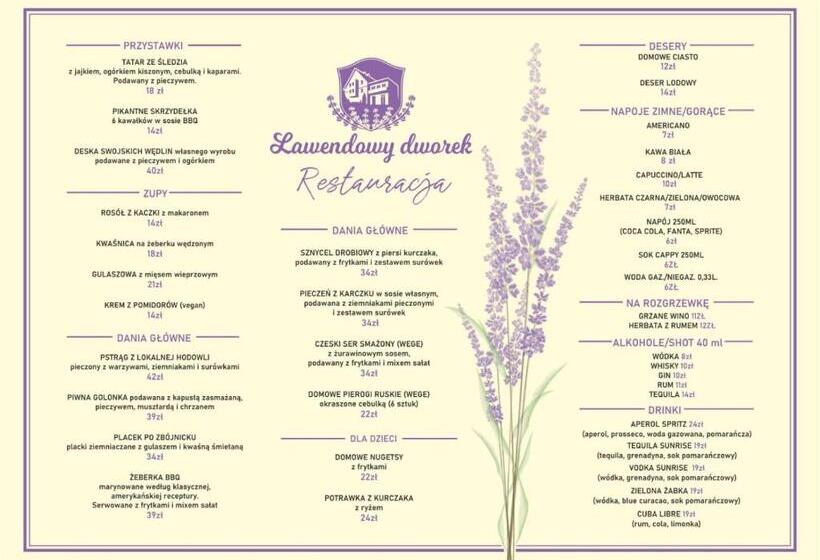 تختخواب و صبحانه Lawendowy Dworek