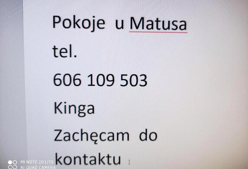 민박 Pokoje U Matusa