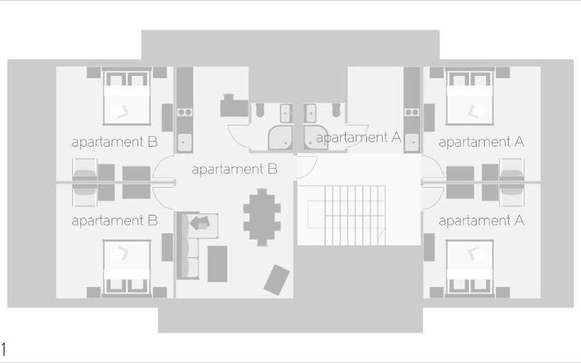 ベッドアンドブレックファースト Dom Wakacyjny Odsapka