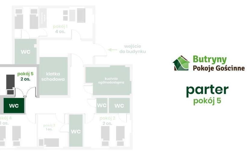 بنسيون Pokoje Gościnne Butryny