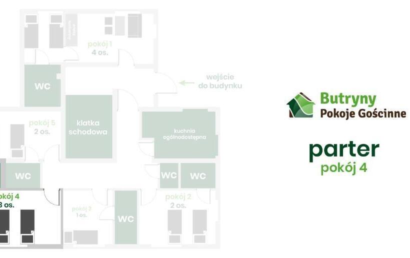 بنسيون Pokoje Gościnne Butryny