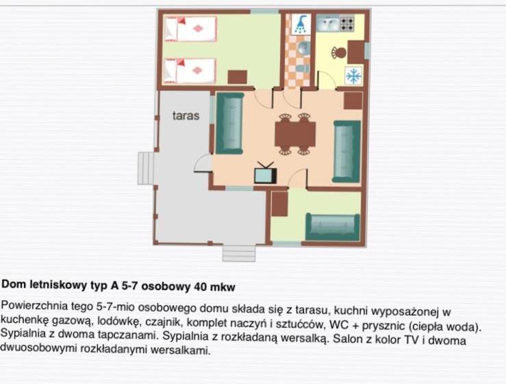 Курорт Leśnik Bungalow Stegna Domki Letniskowe Nad Morzem