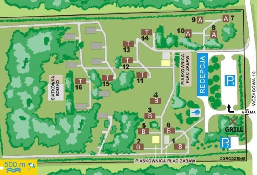 Курорт Leśnik Bungalow Stegna Domki Letniskowe Nad Morzem