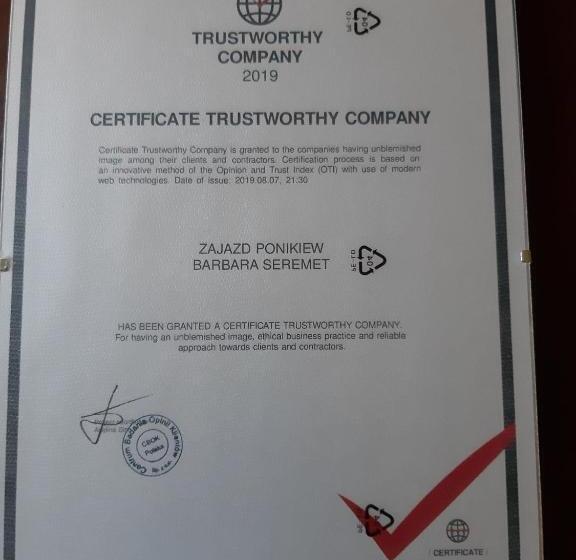 膳宿费 Zajazd Ponikiew   Noclegi Wadowice