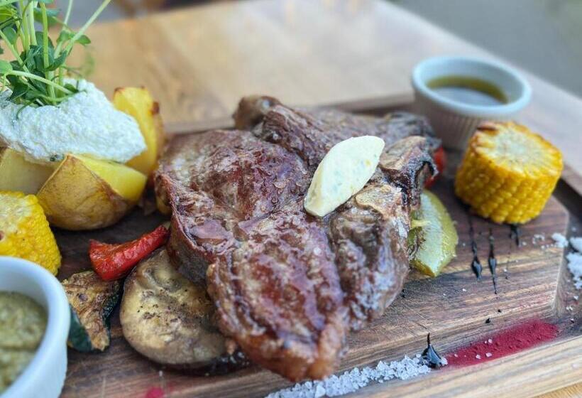 צימר Apartamenty Mesa Grill Restaurant Cafe