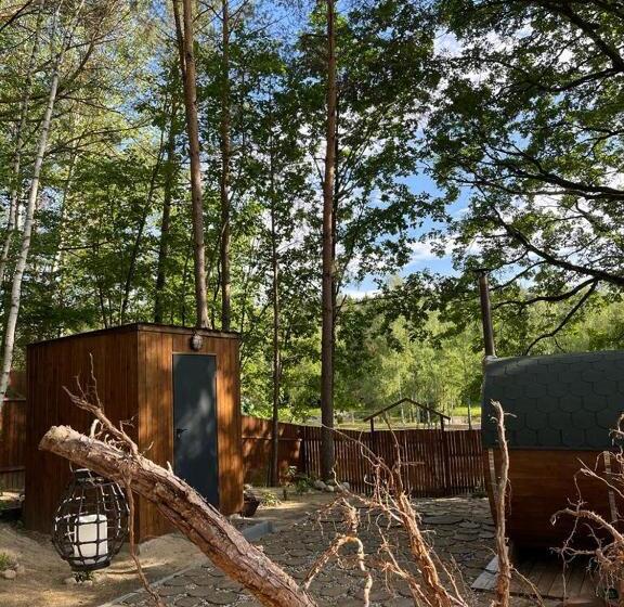 منتجع Zacisze,pl Domki Premium I Bungalowy Deluxe Nad Jeziorem łagowskim