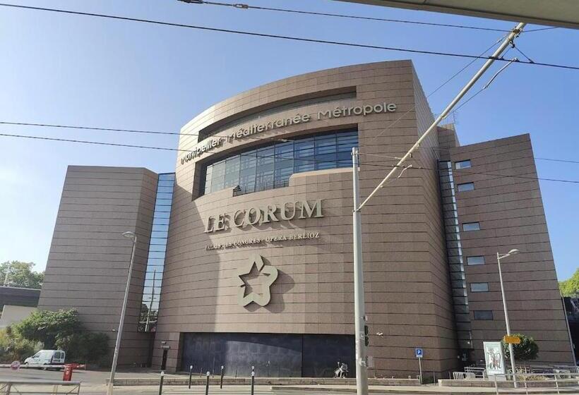 تختخواب و صبحانه Pila & Bed Montpellier Centre Corum Comédie   Chambre Calme Climatisée   Quiet Air Conditioned Room