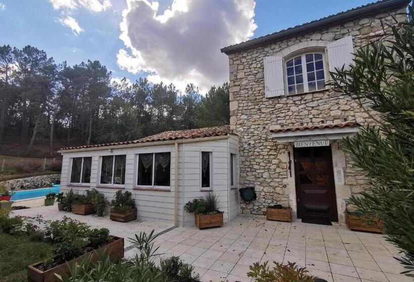 ベッドアンドブレックファースト Domaine Des 3 Cyprès Chez Nath & Pat