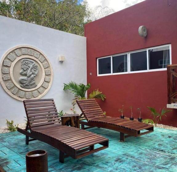 پانسیون Habitacion Tizic En Casa Nicte Há