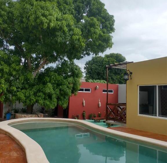 پانسیون Habitacion Tizic En Casa Nicte Há