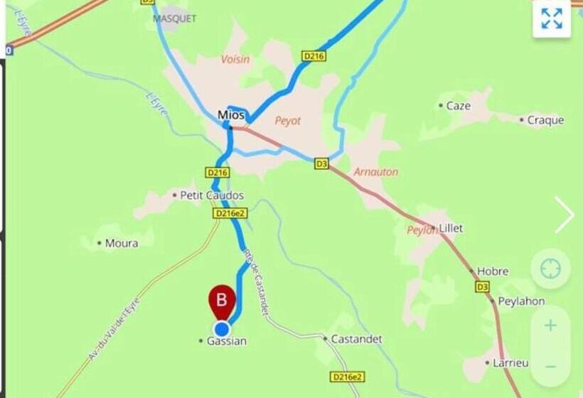 ベッドアンドブレックファースト Chambres D’hôtes Any Jean Louis à Mios