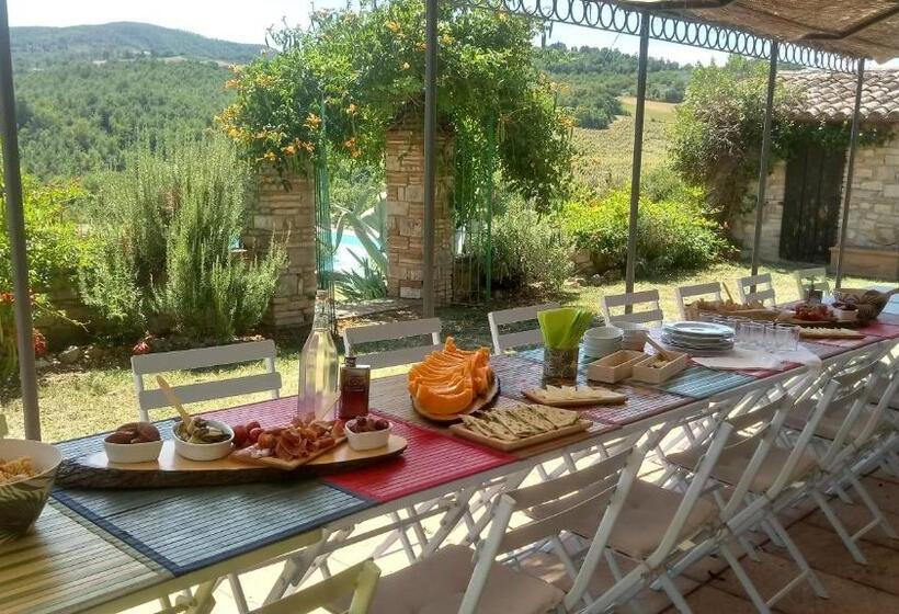 בית מלון כפרי Large Farmhouse In Umbria  Swimming Pool  Cinema Room  Transparent Geodesic Dome