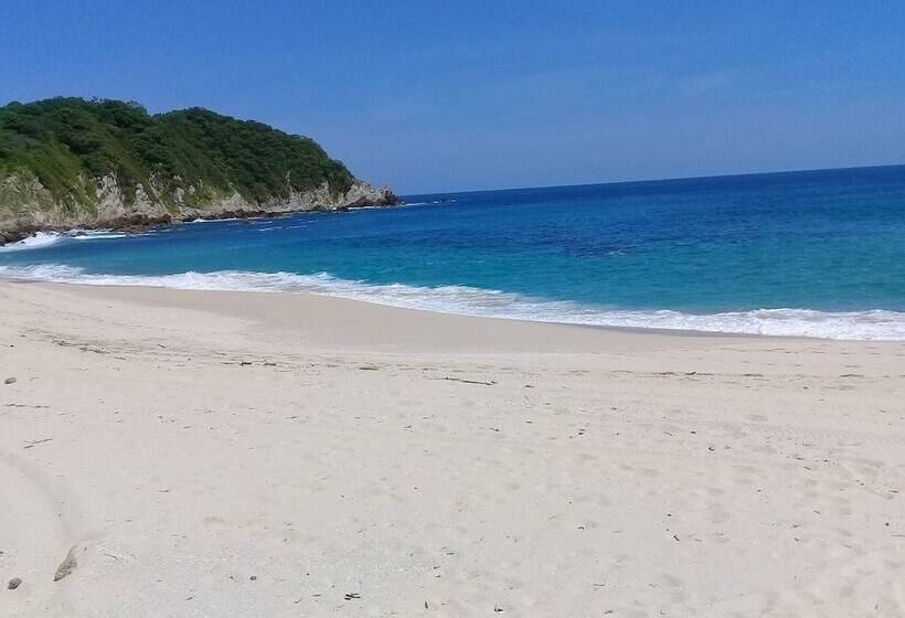 펜션 Bungalow Doble Con Vista Parcial Al Mar, Cocina Completa