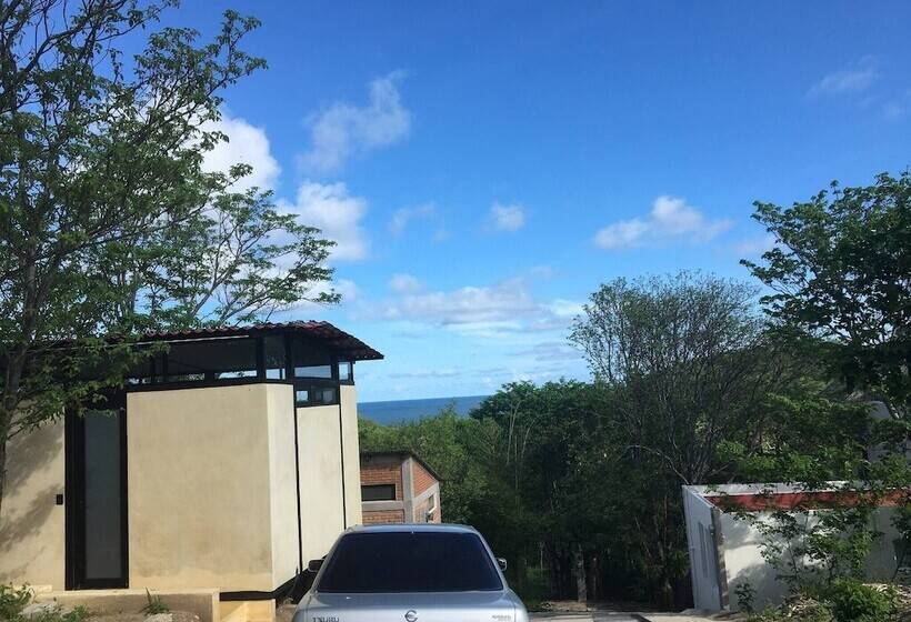 펜션 Bungalow Doble Con Vista Parcial Al Mar, Cocina Completa