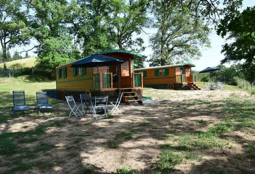 צימר Les Roulottes Des Ris