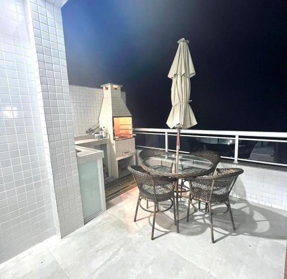 هتل Cobertura Luxo Com Jacuzzi Orla Praia Grande
