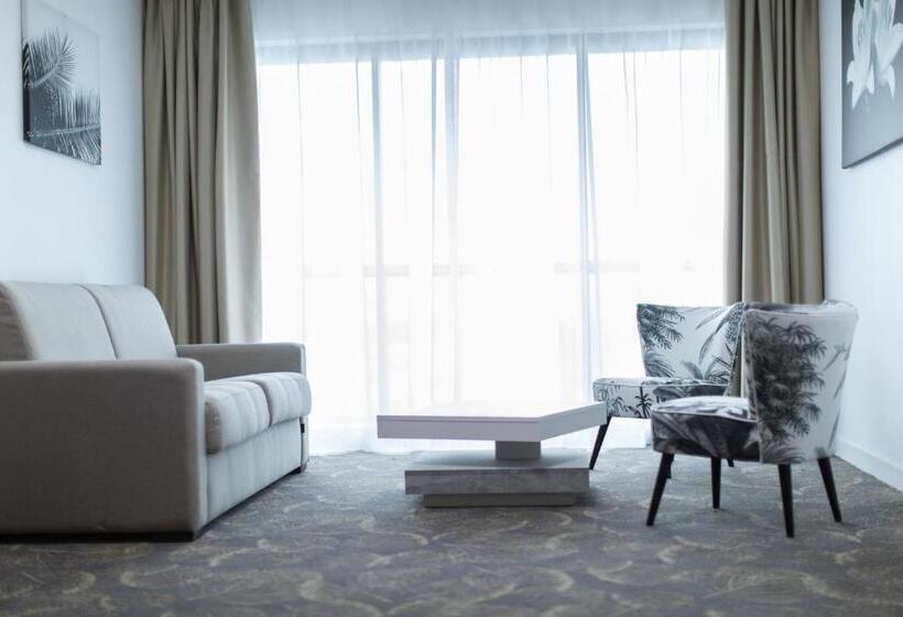 ホテル Le Barracuda & Spa, Centre Port, Pieds Dans L Eau, Vue Mer