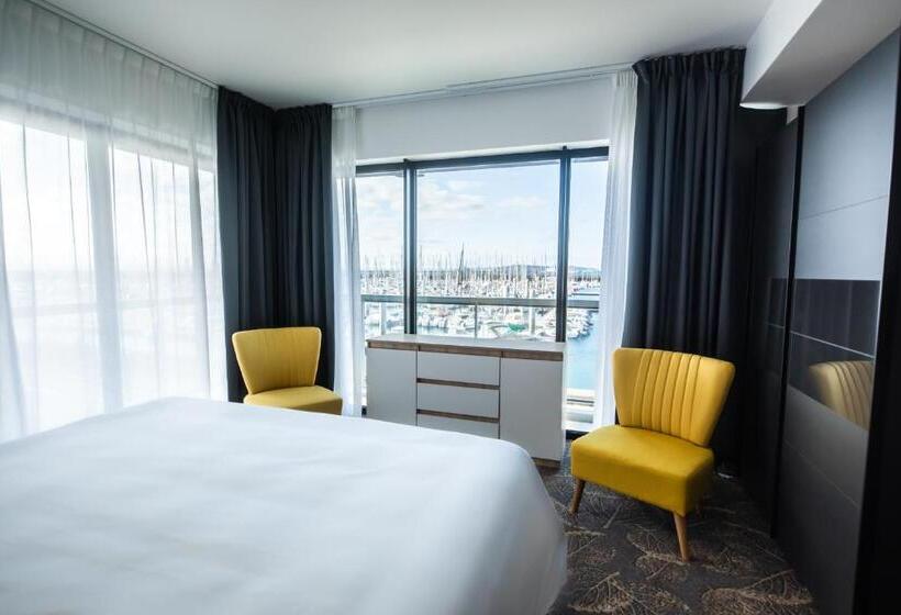 ホテル Le Barracuda & Spa, Centre Port, Pieds Dans L Eau, Vue Mer