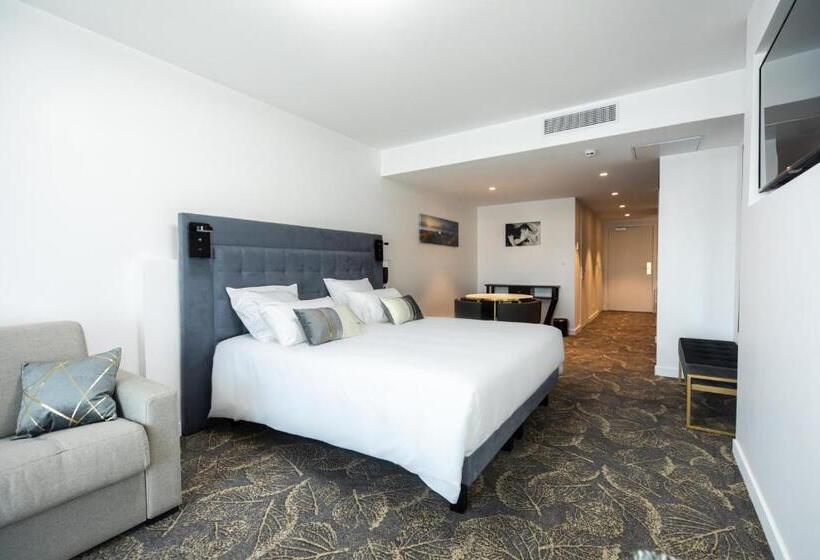 ホテル Le Barracuda & Spa, Centre Port, Pieds Dans L Eau, Vue Mer