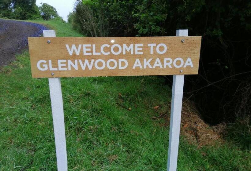 צימר Glenwood Akaroa Bush Retreat   Kanuka Hut